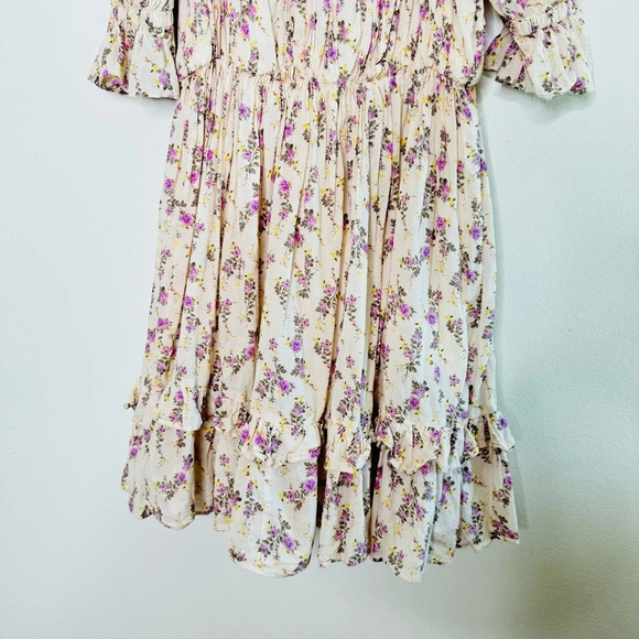 LPA Rachelle Floral Dress Size Medium - Picture 7 of 13